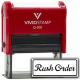 All Quality Rush Order Self-Inking Rubber Stamp | Business and Packaging Stamps