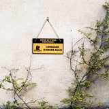 Swim At Your Own Risk! Lifeguard Is Drunk Again 5" x 10" Hanging Wall or Door Sign | Safety Signs
