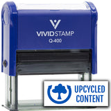 All Quality Upcycled Content Self-Inking Rubber Stamp