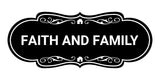 Designer Faith and Family Wall or Door Sign