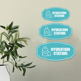 Victorian Plus Hydration Station Wall or Door Sign | Business & Public Signage