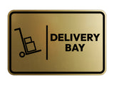 Signs ByLITA Classic Framed Delivery Bay Door or Wall Sign Easy Installation | Health And Safety | Building And Hospitality Signs