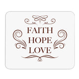 Designs ByLITA Religious Decor Rectangle Mouse Pad - 7.75 x 9.25"