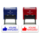 All Quality You're Amazing! Self-Inking Rubber Stamp Motivational Teacher Stamps | Homework And Grading | Classroom Supplies