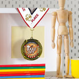 All Quality Stars Design Bake Off Medal | Competition | High Quality Metal Medal - 1st, 2nd, 3rd Place