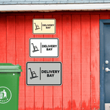 Signs ByLITA Classic Framed Delivery Bay Door or Wall Sign Easy Installation | Health And Safety | Building And Hospitality Signs
