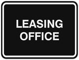 Signs ByLITA Classic Framed Leasing Office Sign - Easy Installation | Durable Material