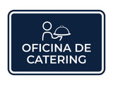 Signs ByLITA Classic Framed Oficina de Catering Door or Wall Sign