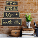 Standard Plus Steam Room Wall or Door Sign | Workplace Spa Signage