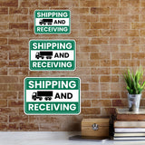 Classic Framed Plus Shipping And Receiving Wall or Door Sign | Workplace Safety Compliance Signs