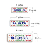 Standard Plus Call me Jefa Door or Wall Sign | Funny Spanish Signs For Stores & Businesses