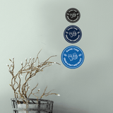 Signs ByLITA Circle Game Time: Grab a Pint and Enjoy ABS Plastic | Laser Engraved | Easy Installation | Elegant Design Wall or Door Sign