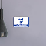 Classic Framed Plus Sanitize The Toilet Bowl Regularly to Keep The Bathroom Fresh Wall or Door Sign | Restroom RV Accessories