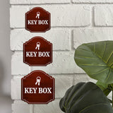 Heritage Plus Key Box Wall or Door Sign | Public Spaces Signage