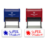 All Quality Super Student! Self-Inking Rubber Stamp Motivational Teacher Stamps | Homework And Grading | Classroom Supplies