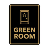 Signs ByLITA Portrait Round Green Room Door or Wall Sign Easy Installation | Directing Artists & Co-Workers | Music | Concert | Festivals