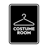 Signs ByLITA Portrait Round Costume Room Door or Wall Sign Easy Installation | Directing Artists & Co-Workers | Music | Concert | Festivals