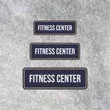 Standard Plus Fitness Center Door or Wall Sign | Hospitality & Gym Signage