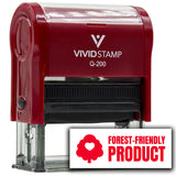 All Quality Forest-Friendly Product Self-Inking Rubber Stamp