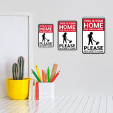 Classic Framed Plus This Is Your Home Five Days A Week Please Help Keep It Clean! Wall or Door Sign | Easy Installation | Funny Novelty Imitation Warning Signs