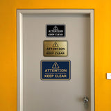 Signs ByLITA Classic Framed Attention: Machinery in Operation - Keep Clear Door or Wall Sign Easy Installation | Health And Safety | Building And Warning Signs