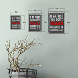 Portrait Round Plus If At First You Don't Succeed Delegate it to Someone Else Wall or Door Sign