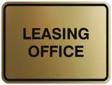 Signs ByLITA Classic Framed Leasing Office Sign - Easy Installation | Durable Material