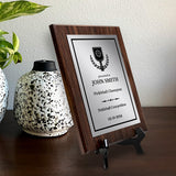 Pickleball Competition Custom Award Plaque | Achievement and Recognition Personalizable Plaques