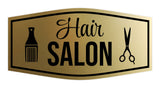 Signs ByLITA Fancy Hair Salon Easy Installation | Durable Construction | Barbers | Grooming and Styling | Hair Wall or Door Sign