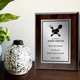 Cooking Competition and Chef Customizable Award Plaque | Recognition of Achievement and Service Personalizable Plaques