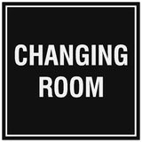Signs ByLITA Square Changing Room Sign - Easy Installation | Durable Material