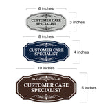 Signs ByLITA Victorian Customer Care Specialist Graphic Wall or Door Sign