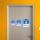 Portrait Round Plus Administration Wall or Door Sign | General Public Signage
