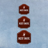 Heritage Plus Key Box Wall or Door Sign | Public Spaces Signage