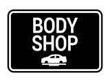 Signs ByLITA Classic Framed Body Shop Wall or Door Sign