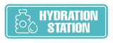 Standard Plus Hydration Station Door or Wall Sign | Business & Public Signage
