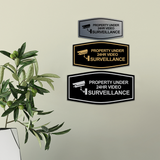 Fancy Property Under 24Hr Video Surveillance (Camera) Wall or Door Sign
