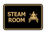 Signs ByLITA Classic Framed Steam Room Wall or Door Sign