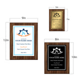 Engineering and Mechanics Theme Customizable Award Plaque | Recognition of Achievement and Service Personalizable Plaques