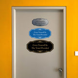Signs ByLITA Victorian Cover Yourself In The Towel Provided Wall or Door Sign