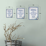 Classic Framed Plus Friendly Reminder Remember To Wash Your Hands For At Least 20 Seconds Wall or Door Sign | Funny Novelty Home Signs | Home Reminders For Families