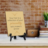 Hairdressers and Stylists Table Signs 6x8 Easy Installation Beautiful Decorative Salon Signs