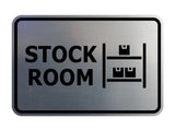 Signs ByLITA Classic Framed Stock Room Wall or Door Sign