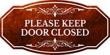 Victorian Plus Please Keep Door Closed Wall or Door Sign | Business and Workplace Signage