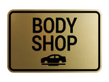 Signs ByLITA Classic Framed Body Shop Wall or Door Sign