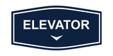 Fancy Elevator Down Arrow Wall or Door Sign