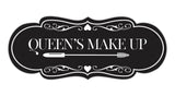 Signs ByLITA Designer Queen's Makeup Area Wall or Door Sign