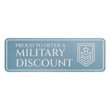 Standard Plus Proud to Offer A Military Discount Wall or Door Sign | Veteran Support Signage
