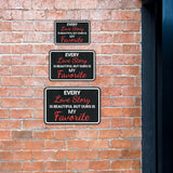 Classic Framed Plus Every Love Story Is Beautiful But Ours Is My Favorite Wall or Door Sign | Homely Decor