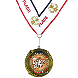 All Quality Stars Design Bake Off Medal | Competition | High Quality Metal Medal - 1st, 2nd, 3rd Place